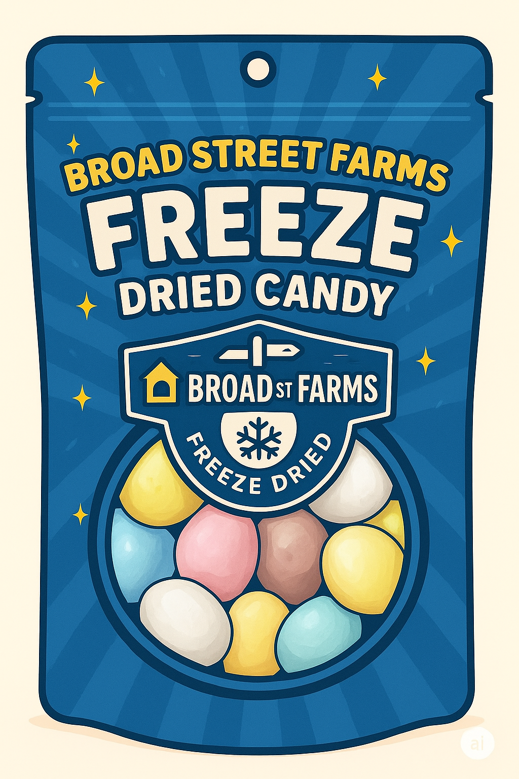 Freeze Dried Salt Water Taffy (6-Pack)